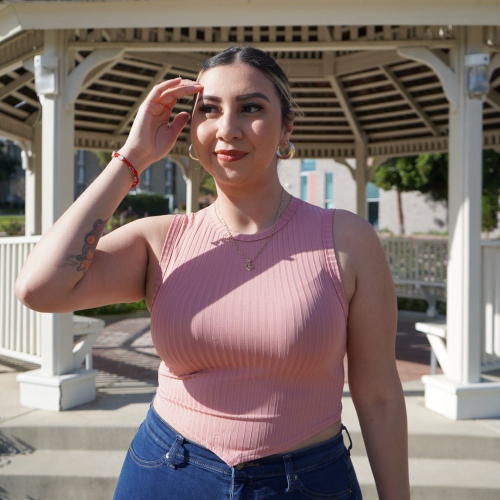 Pink top
